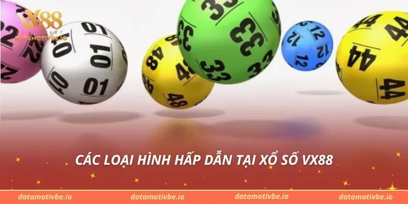 Các loại hình hấp dẫn tại xổ số VX88