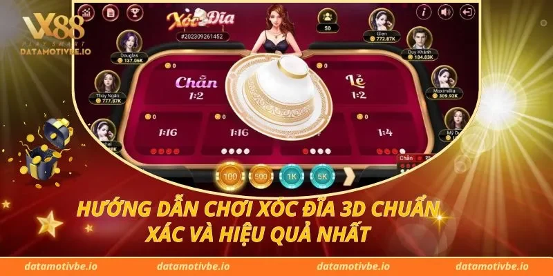 Hướng Dẫn Chơi Xóc Đĩa 3D Chuẩn Xác Và Hiệu Quả Nhất